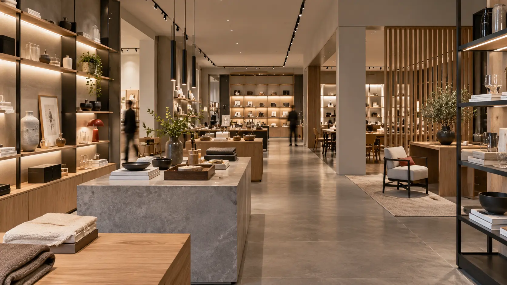 Espacio comercial contemporáneo